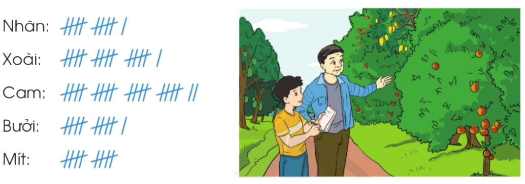 Toán lớp 4 trang 96 - Bài 95: Ôn tập về một số yếu tố thống kê và xác suất - SGK Cánh diều 1