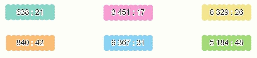 Toán lớp 4 trang 98 - Bài 44: Thương có chữ số 0 - SGK Cánh diều 1