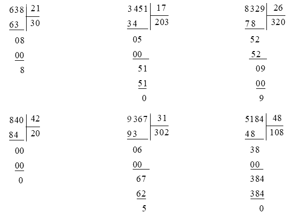 Toán lớp 4 trang 98 - Bài 44: Thương có chữ số 0 - SGK Cánh diều 2