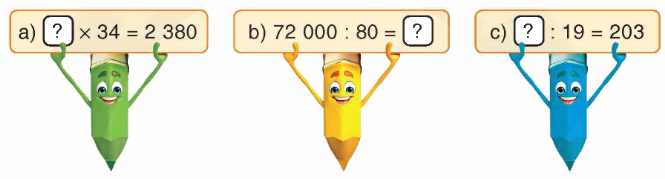 Toán lớp 4 trang 98 - Bài 84: Ôn tập về phép nhân, phép chia các số tự nhiên - SGK Bình Minh 1 1