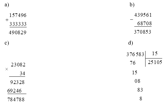 Toán lớp 5 Bài 1. Ôn tập số tự nhiên và các phép tính - SGK chân trời sáng tạo 4 1