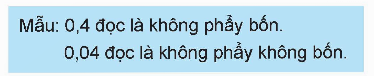 Toán lớp 5 Bài 10. Khái niệm số thập phân - SGK kết nối tri thức 2