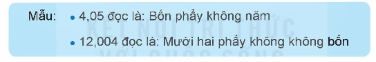 Toán lớp 5 Bài 10. Khái niệm số thập phân - SGK kết nối tri thức 9
