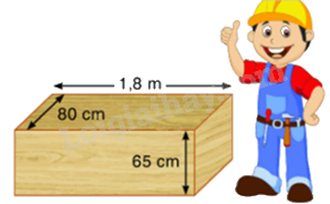 Toán lớp 5 Bài 118. Diện tích xung quanh và diện tích toàn phần của hình hộp chữ nhật - SGK Bình Minh 1 1