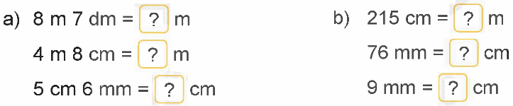 Toán lớp 5 Bài 12. Viết số đo đại lượng dưới dạng số thập phân - SGK kết nối tri thức 5 1