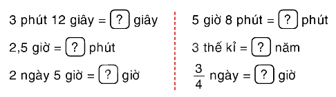 Toán lớp 5 Bài 127. Ôn tập các đơn vị đo thời gian - SGK Bình Minh 2