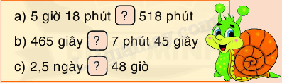 Toán lớp 5 Bài 127. Ôn tập các đơn vị đo thời gian - SGK Bình Minh 3