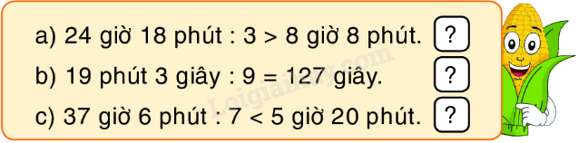 Toán lớp 5 Bài 132. Chia số đo thời gian cho một số - SGK Bình Minh 3