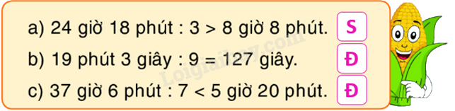 Toán lớp 5 Bài 132. Chia số đo thời gian cho một số - SGK Bình Minh 4