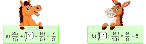 Toán lớp 5 Bài 152. Ôn tập về các phép tính với phân số - SGK Bình Minh 4
