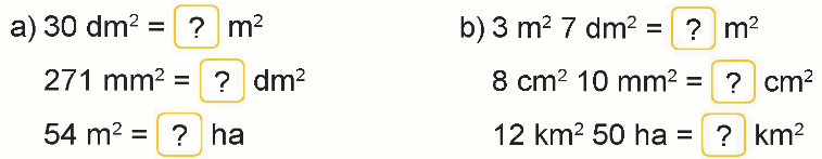 Toán lớp 5 Bài 16. Các đơn vị đo diện tích - SGK kết nối tri thức 4 1