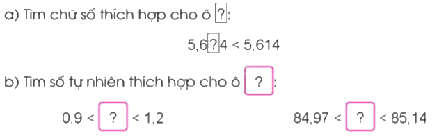 Toán lớp 5 Bài 18. So sánh các số thập phân - SGK cánh diều 2 1