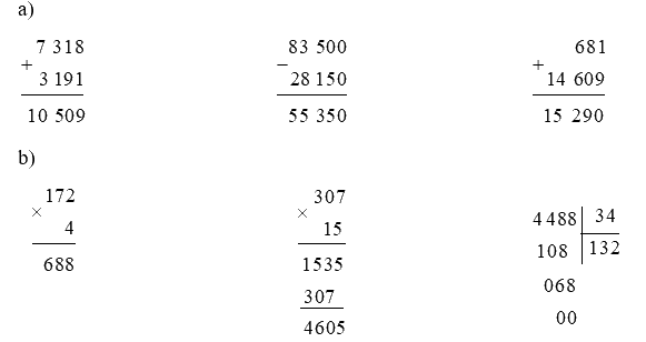 Toán lớp 5 Bài 2. Ôn tập các phép tính với số tự nhiên - SGK kết nối tri thức 0 2