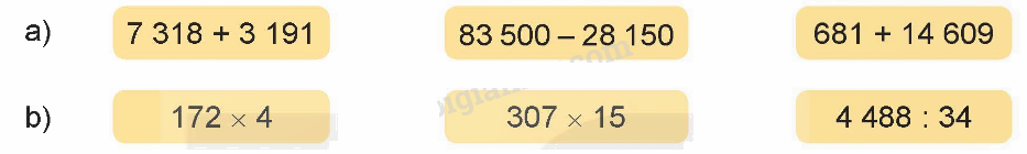 Toán lớp 5 Bài 2. Ôn tập các phép tính với số tự nhiên - SGK kết nối tri thức 1