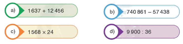 Toán lớp 5 Bài 2. Ôn tập về các phép tính với số tự nhiên - SGK bình minh 1 1