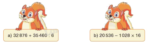 Toán lớp 5 Bài 2. Ôn tập về các phép tính với số tự nhiên - SGK bình minh 4