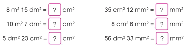 Toán lớp 5 Bài 20. Ôn tập về các đơn vị đo diện tích đã học - SGK cánh diều 4