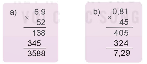 Toán lớp 5 Bài 21. Phép nhân số thập phân - SGK kết nối tri thức 3