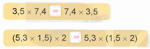 Toán lớp 5 Bài 21. Phép nhân số thập phân - SGK kết nối tri thức 7 3