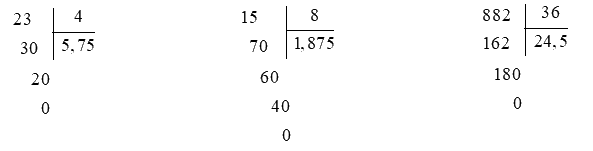 Toán lớp 5 Bài 22. Phép chia số thập phân - SGK kết nối tri thức 3 2