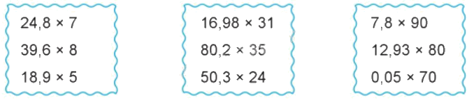 Toán lớp 5 Bài 29. Nhân một số thập phân với một số tự nhiên - SGK cánh diều 1