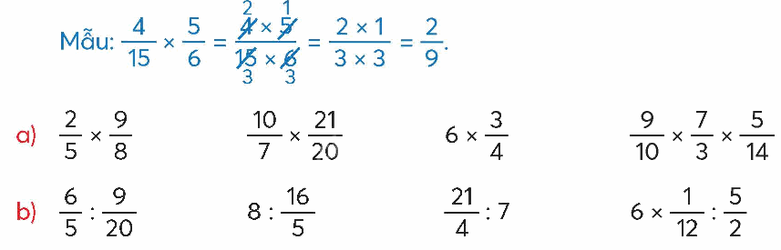 Toán lớp 5 Bài 3. Ôn tập và bổ sung các phép tính với phân số - SGK chân trời sáng tạo 2