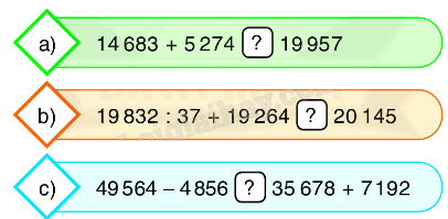 Toán lớp 5 Bài 3. Ôn tập về các phép tính với số tự nhiên (tiếp theo) - SGK bình minh 2 1