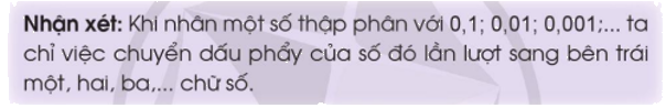 Toán lớp 5 Bài 30. Nhân một số thập phân với một số thập phân - SGK cánh diều 1 2