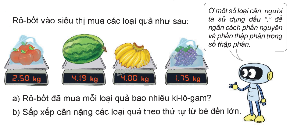 Toán lớp 5 Bài 30. Ôn tập số thập phân - SGK kết nối tri thức 10
