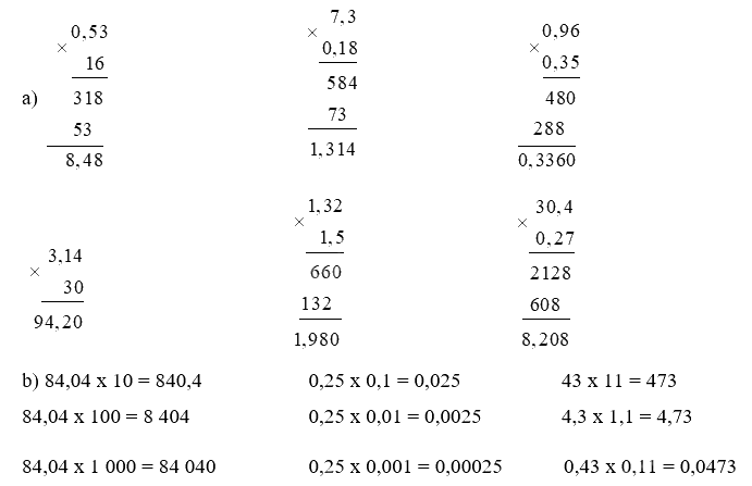 Toán lớp 5 Bài 31. Luyện tập - SGK cánh diều 2