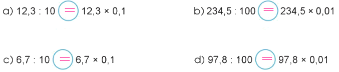 Toán lớp 5 Bài 32. Chia một số thập phân cho 10, 100, 1 000, ... - SGK cánh diều 4
