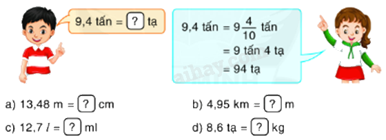 Toán lớp 5 Bài 32. Luyện tập - SGK Bình Minh 2