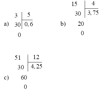 Toán lớp 5 Bài 36. Chia một số tự nhiên cho một số tự nhiên mà thương là một số thập phân - SGK chân trời sáng tạo 1