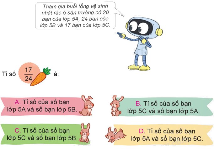 Toán lớp 5 Bài 36. Tỉ số. Tỉ số phần trăm - SGK Kết nối tri thức với cuộc sống 4