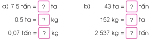 Toán lớp 5 Bài 38. Viết các số đo đại lượng dưới dạng số thập phân - SGK cánh diều 3