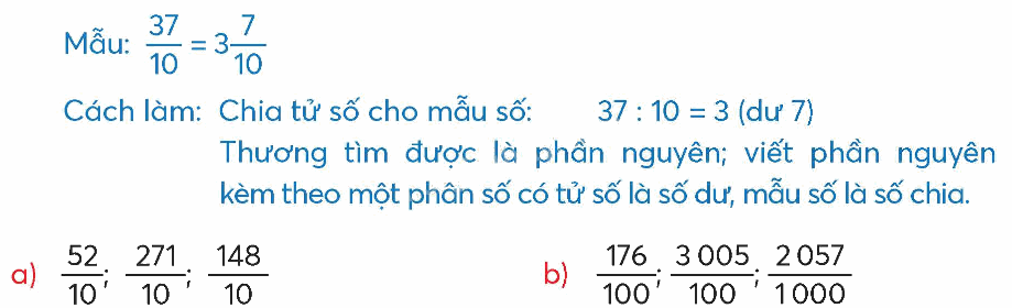Toán lớp 5 Bài 4. Phân số thập phân - SGK chân trời sáng tạo 4 1