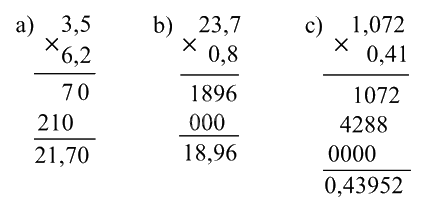 Toán lớp 5 Bài 48. Nhân số thập phân với số thập phân - SGK Bình Minh 0 1