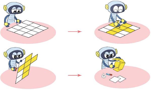 Toán lớp 5 Bài 49. Hình khai triển của hình lập phương, hình hộp chữ nhật và hình trụ - SGK Kết nối tri thức với cuộc sống 10