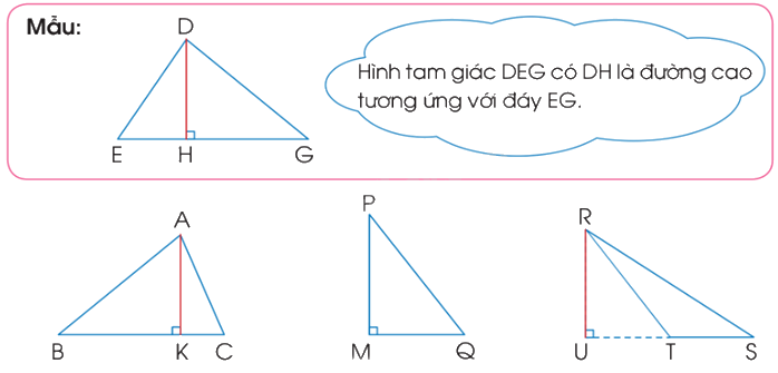 Toán lớp 5 Bài 50. Hình tam giác - SGK cánh diều 4