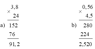 Toán lớp 5 Bài 53. Ôn tập các phép tính với số thập phân - SGK chân trời sáng tạo 4