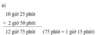 Toán lớp 5 Bài 57. Cộng trừ số đo thời gian - SGK Kết nối tri thức với cuộc sống 1 2