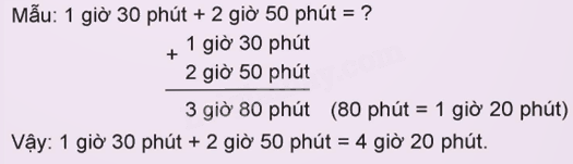 Toán lớp 5 Bài 57. Cộng trừ số đo thời gian - SGK Kết nối tri thức với cuộc sống 3