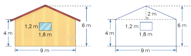 Toán lớp 5 Bài 57. Luyện tập về tính diện tích - SGK cánh diều 9