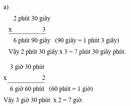 Toán lớp 5 Bài 58. Nhân chia số đo thời gian với một số - SGK Kết nối tri thức với cuộc sống 4