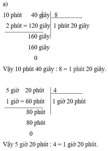 Toán lớp 5 Bài 58. Nhân chia số đo thời gian với một số - SGK Kết nối tri thức với cuộc sống 4 2