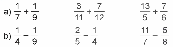Toán lớp 5 Bài 6. Cộng, trừ hai phân số khác mẫu số - SGK kết nối tri thức 0 1