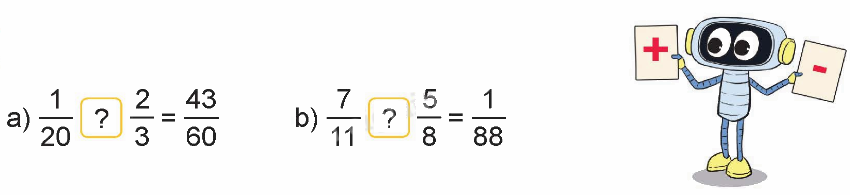 Toán lớp 5 Bài 6. Cộng, trừ hai phân số khác mẫu số - SGK kết nối tri thức 3 1