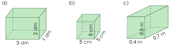 Toán lớp 5 Bài 60. Diện tích xung quanh, diện tích toàn phần của hình hộp chữ nhật và hình lập phương - SGK cánh diều 1