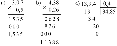 Toán lớp 5 Bài 65. Ôn tập chủ đề 3 - SGK Bình Minh 1 1