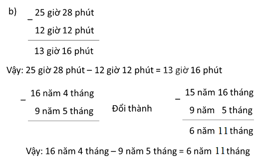 Toán lớp 5 Bài 69. Cộng số đo thời gian. Trừ số đo thời gian - SGK cánh diều 0 2
